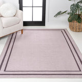 Sloane Classic 2-stripe Border Washable Area Rug