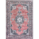Bausch Bohemian Distressed Chenille Machine-washable Area Rug