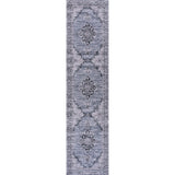 Wincer Chenille Cottage Medallion Machine-washable Area Rug