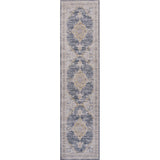 Wincer Chenille Cottage Medallion Machine-washable Area Rug