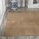 Twyla Classic Solid Low-Pile Machine-Washable Area Rug