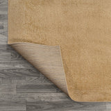 Twyla Classic Solid Low-Pile Machine-Washable Area Rug
