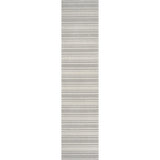 Fawning Two-tone Striped Classic Low-pile Machine-washable Area Rug