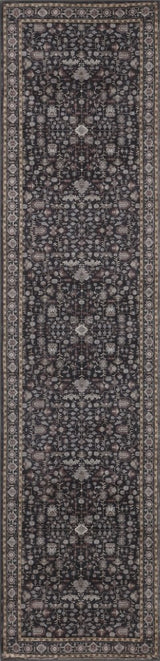 Subtlety Medallion All-over Floral Border Non-slip Machine-washable Area Rug