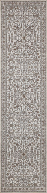 Subtlety Medallion All-over Floral Border Non-slip Machine-washable Area Rug