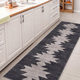 Peyton Minimalist Geometric Totem Non-slip Machine-washable Area Rug