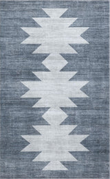 Peyton Minimalist Geometric Totem Non-slip Machine-washable Area Rug