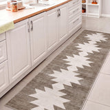 Peyton Minimalist Geometric Totem Non-slip Machine-washable Area Rug