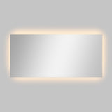 Nora Rectangular Frameless Anti-Fog Aluminum Back-lit Tri-color LED Bathroom Vanity Mirror with Smart Touch Control - JONATHAN Y