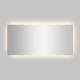 Nora Rectangular Frameless Anti-Fog Aluminum Back-lit Tri-color LED Bathroom Vanity Mirror with Smart Touch Control - JONATHAN Y