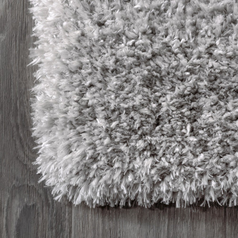 Aydin Solid Plush Shag Area Rug