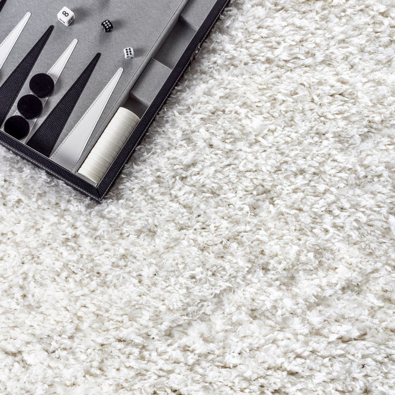 Aydin Solid Plush Shag Area Rug