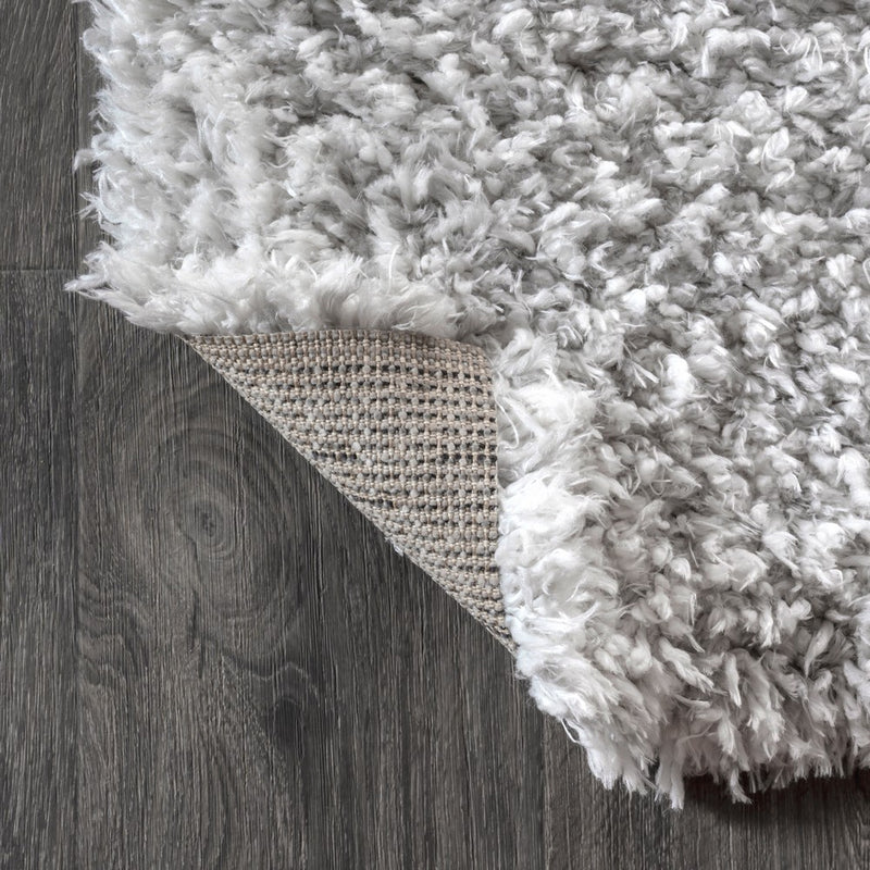 Aydin Solid Plush Shag Area Rug