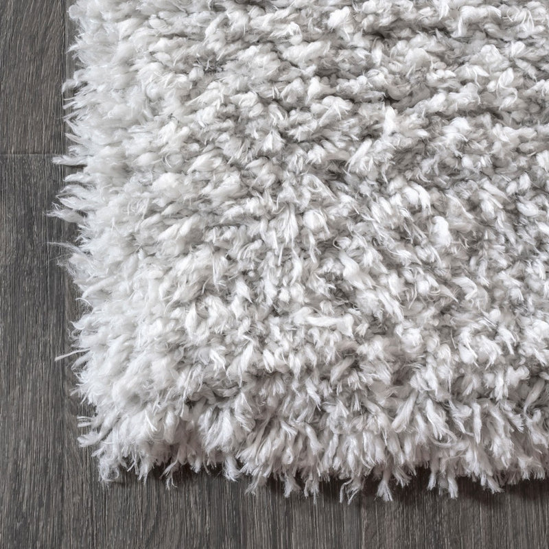 Aydin Solid Plush Shag Area Rug