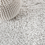 Aydin Solid Plush Shag Area Rug