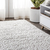 Aydin Solid Plush Shag Area Rug