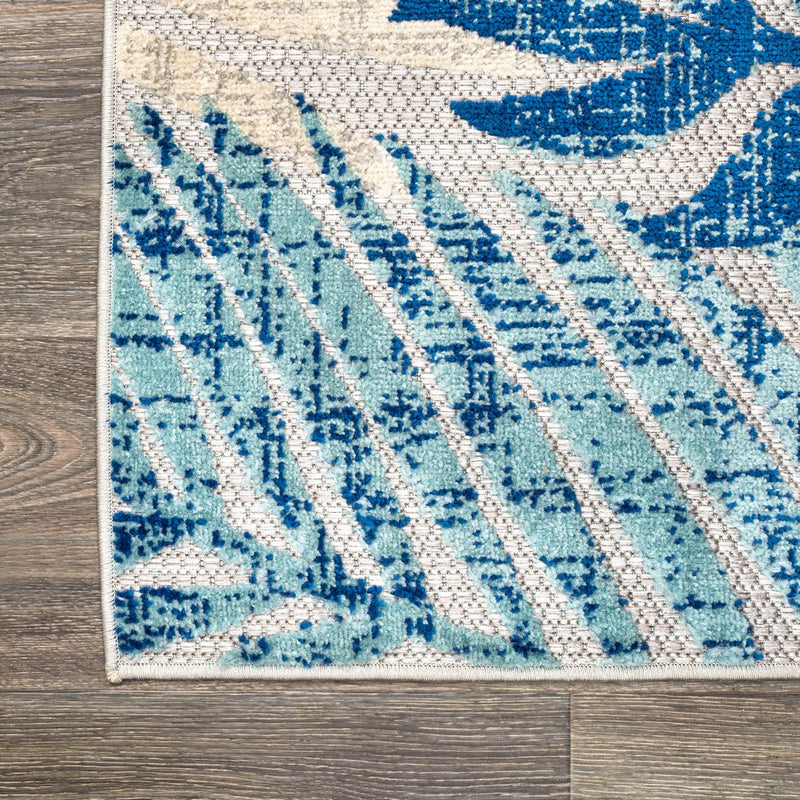 Tropics Palm Leaves Indoor/outdoor Area Rug