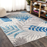 Tropics Palm Leaves Indoor/outdoor Area Rug