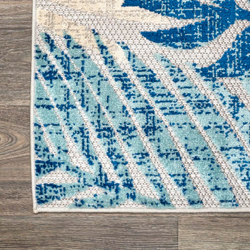 Tropics Palm Leaves Indoor/outdoor Area Rug