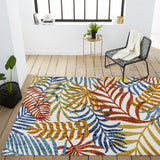 Tropics Palm Leaves Indoor/outdoor Area Rug