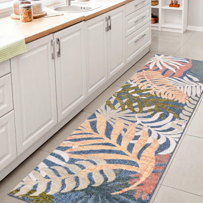Tropics Palm Leaves Indoor/outdoor Area Rug