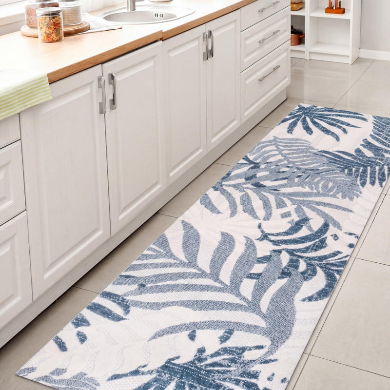 Tropics Palm Leaves Indoor/outdoor Area Rug