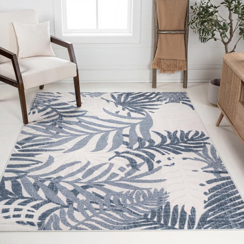 Tropics Palm Leaves Indoor/outdoor Area Rug