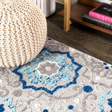 Mediterranean Medallion Indoor/outdoor Area Rug