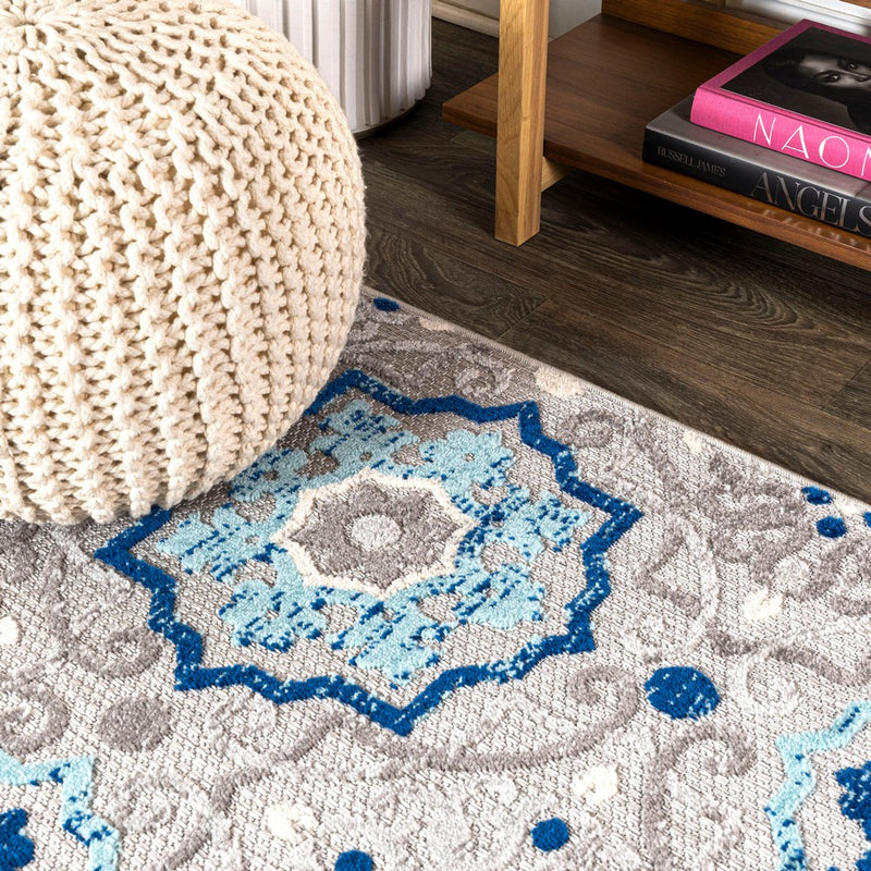 Mediterranean Medallion Indoor/outdoor Area Rug