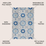 Mediterranean Medallion Indoor/outdoor Area Rug