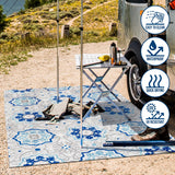 Mediterranean Medallion Indoor/outdoor Area Rug