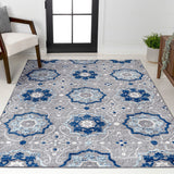 Mediterranean Medallion Indoor/outdoor Area Rug