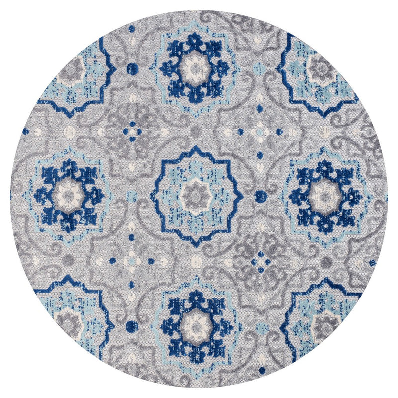 Mediterranean Medallion Indoor/outdoor Area Rug