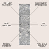 Julien Paisley High-low Indoor/outdoor Area Rug