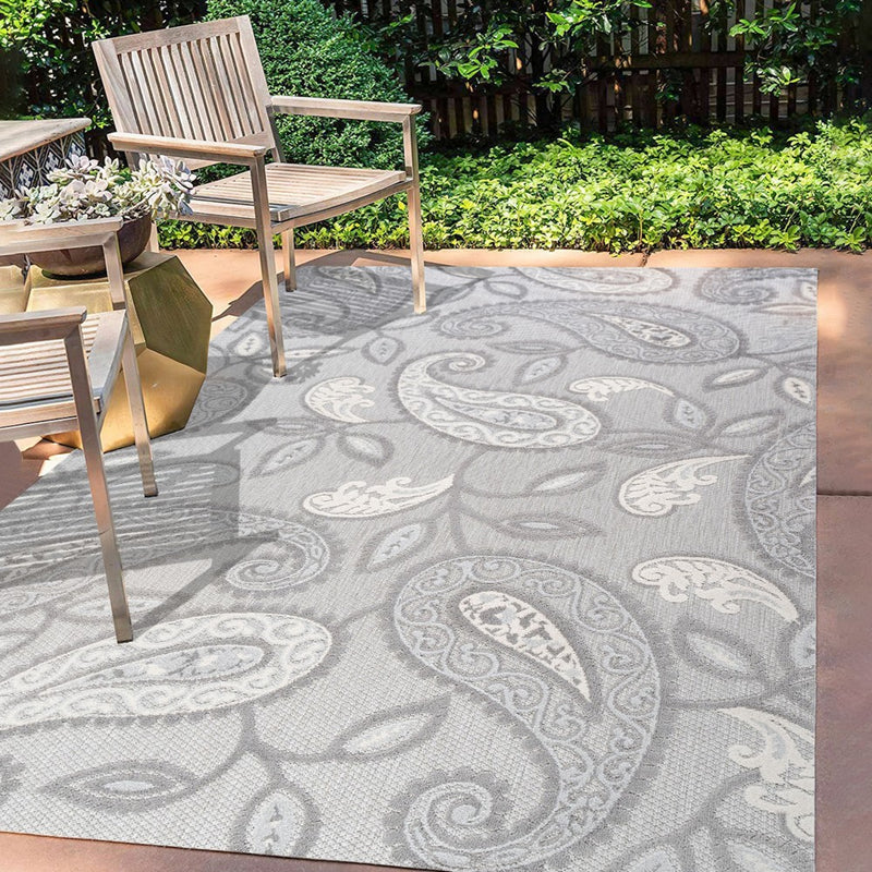Julien Paisley High-low Indoor/outdoor Area Rug