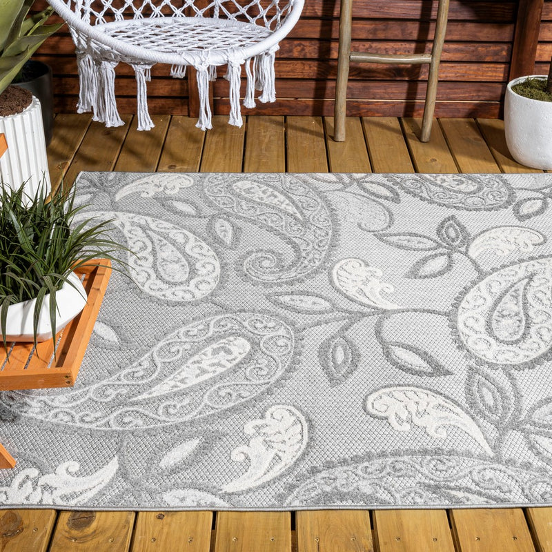 Julien Paisley High-low Indoor/outdoor Area Rug