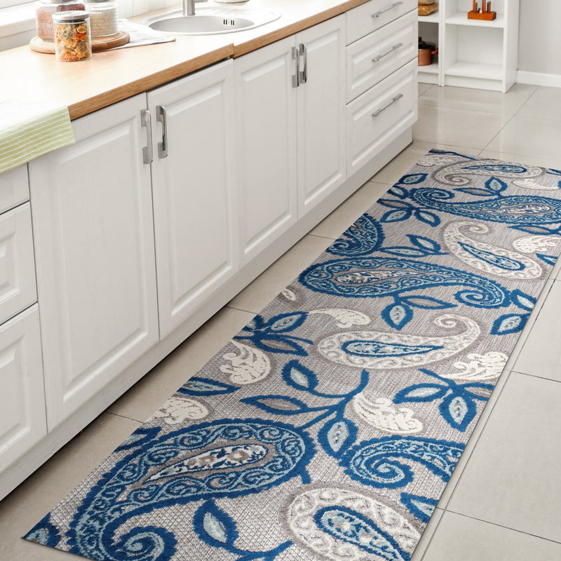 Julien Paisley High-low Indoor/outdoor Area Rug