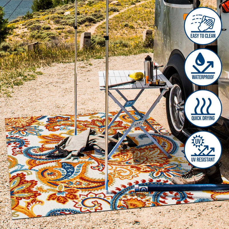 Gordes Paisley High-low Indoor/outdoor Area Rug