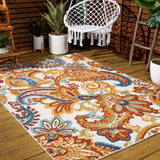 Gordes Paisley High-low Indoor/outdoor Area Rug
