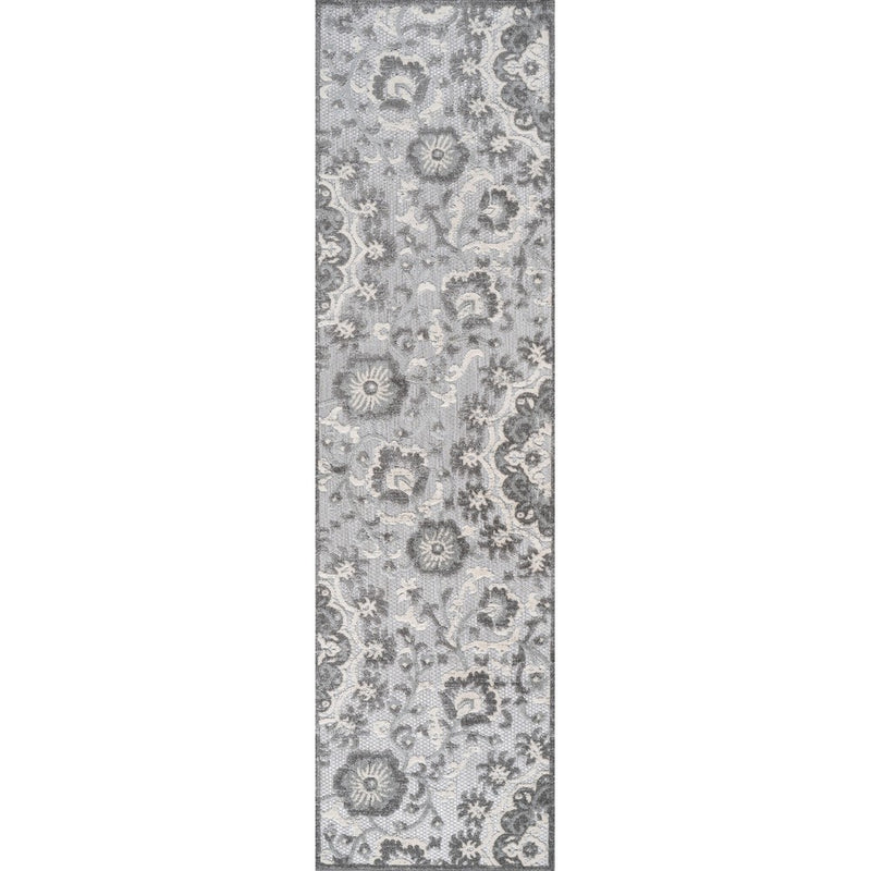 Lucena Modern Medallion High-low Indoor/outdoor Area Rug