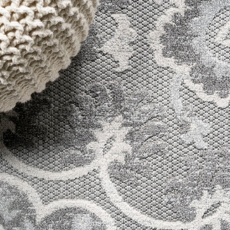 Lucena Modern Medallion High-low Indoor/outdoor Area Rug