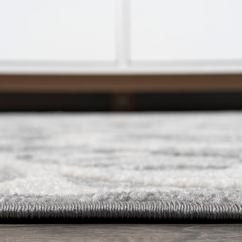Lucena Modern Medallion High-low Indoor/outdoor Area Rug