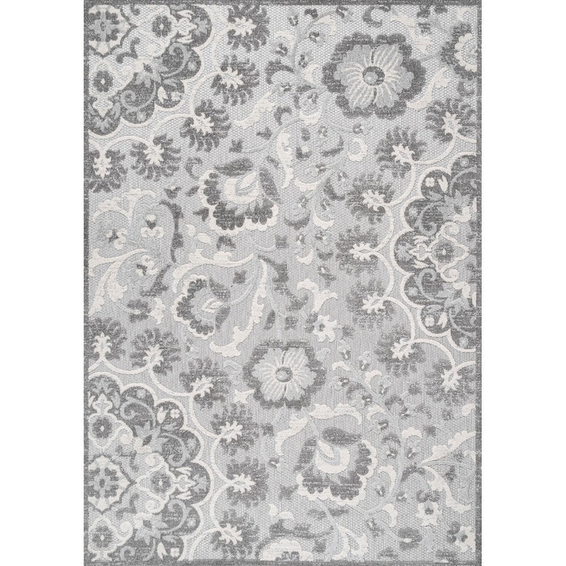 Lucena Modern Medallion High-low Indoor/outdoor Area Rug