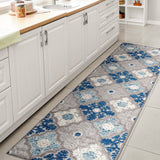 Cassis Ornate Ogee Trellis High-low Indoor/outdoor Area Rug