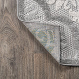Cassis Ornate Ogee Trellis High-low Indoor/outdoor Area Rug