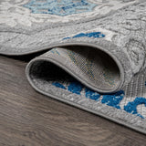 Cassis Ornate Ogee Trellis High-low Indoor/outdoor Area Rug
