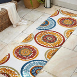 Circus Medallion High-low Indoor/outdoor Area Rug