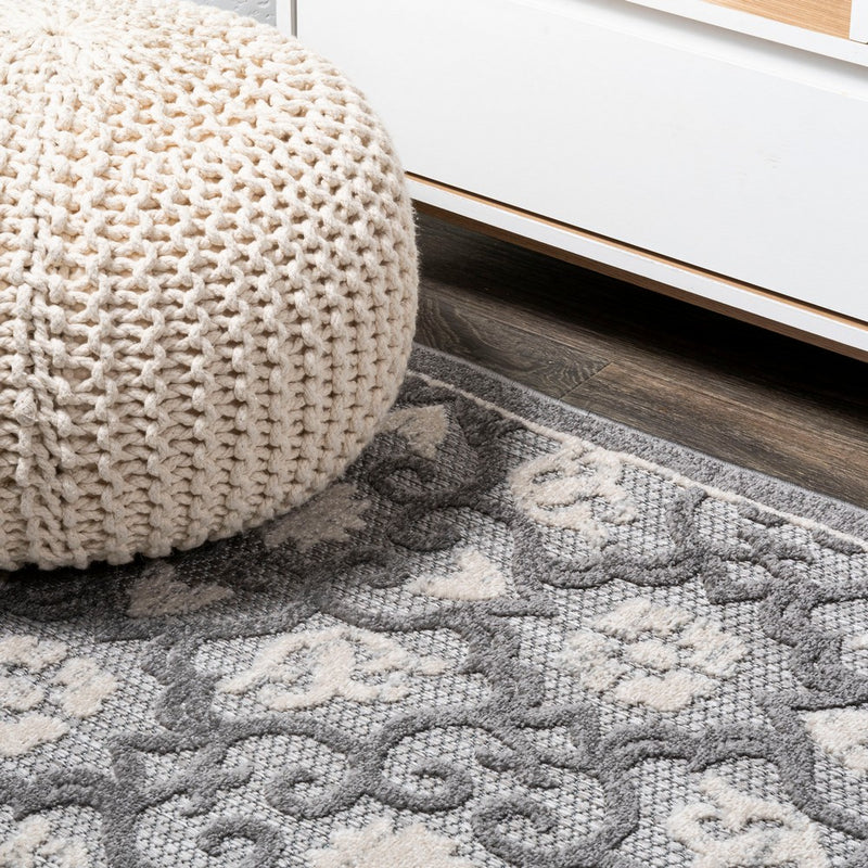 Gallia Tile Trellis High-low Indoor/outdoor Area Rug