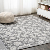 Gallia Tile Trellis High-low Indoor/outdoor Area Rug
