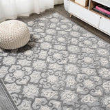 Gallia Tile Trellis High-low Indoor/outdoor Area Rug